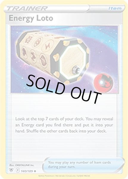 Energy Loto/エネくじ  (140/189 Uncommon) NM