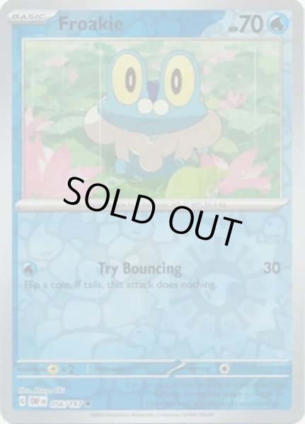 Froakie/ケロマツ  (OBF 56/197 Reverse Holo) NM
