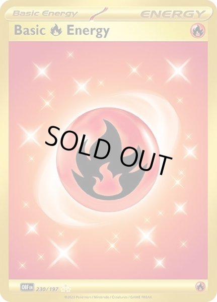 Basic Fire Energy/基本炎エネルギー  (OBF 230/197 Hyper Rare) NM