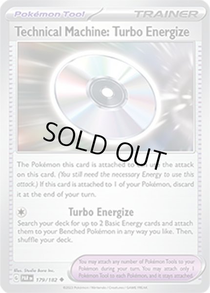 Technical Machine: Turbo Energize/ワザマシン エナジーターボ  (PAR 179/182 Uncommon) NM