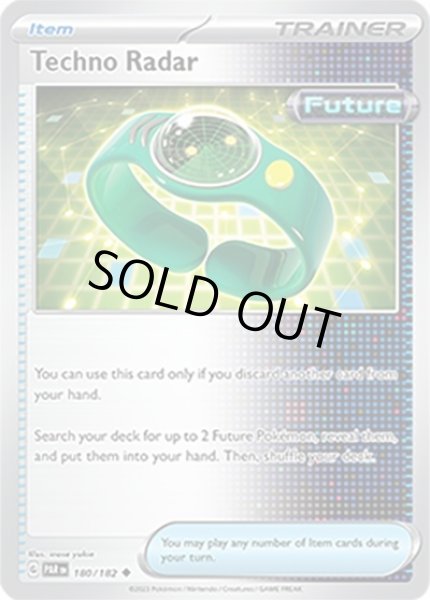 Techno Radar/テクノレーダー  (PAR 180/182 Uncommon) NM